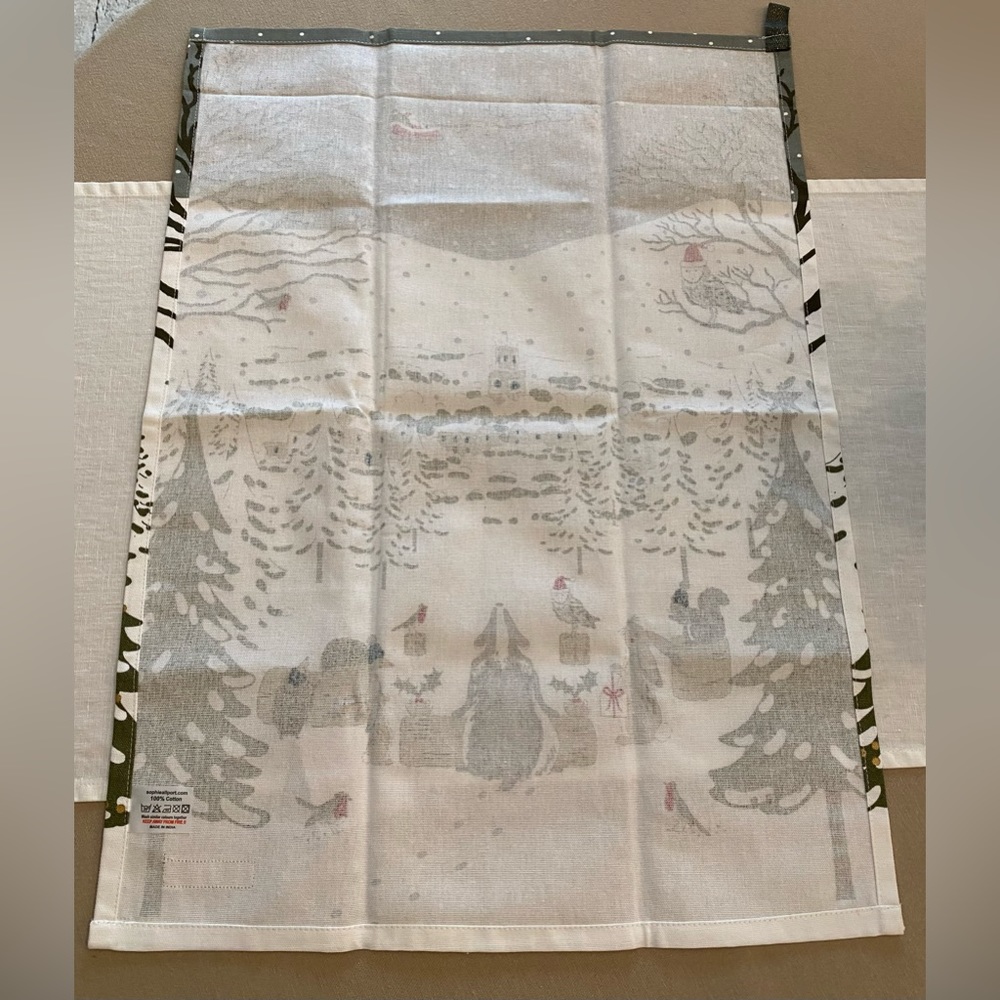 NWTs. (2) Festive Forest “Let It Snow” Mugs and (1) Kitchen / Tea towel. - Picture 12 of 16
